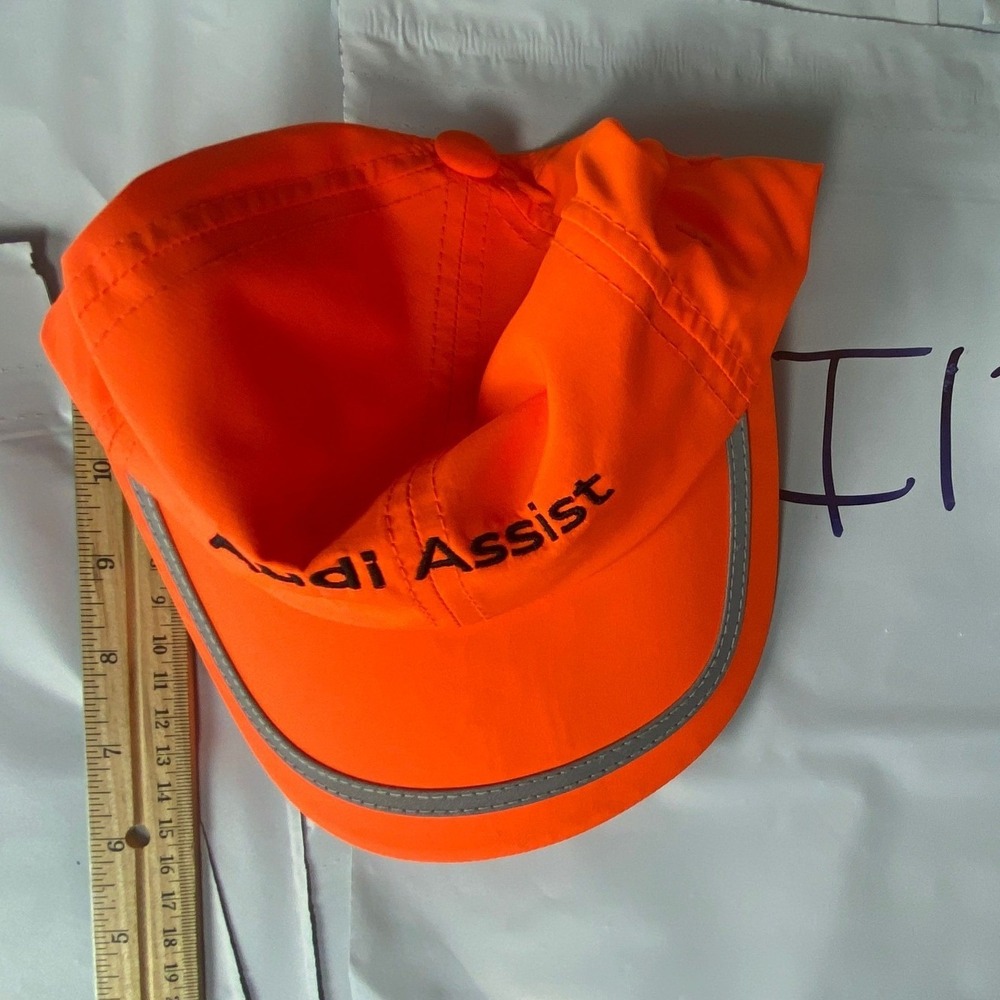 Port Authority Orange Neon Safety Baseball Cap One Size‎ Adjustable